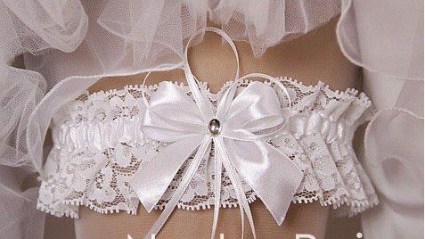 Свадебная подвязка для невесты своими руками